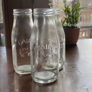 antique milk bottles